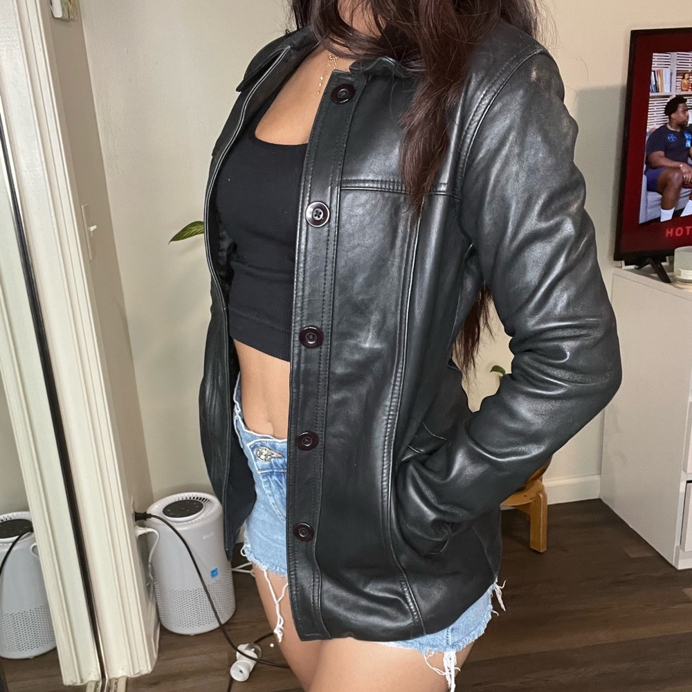 Genuine vintage leather jacket